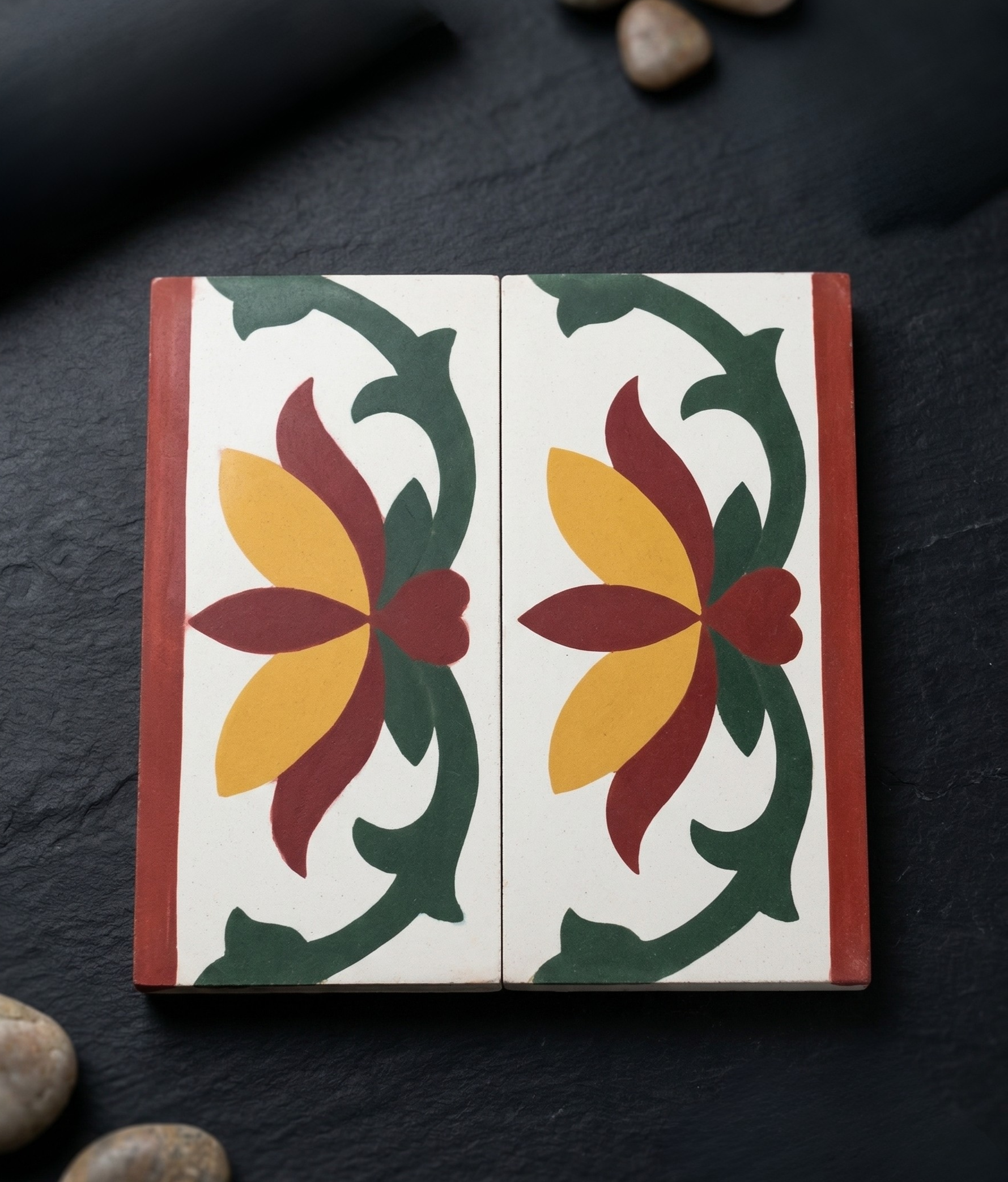 Thamarai Border Tile